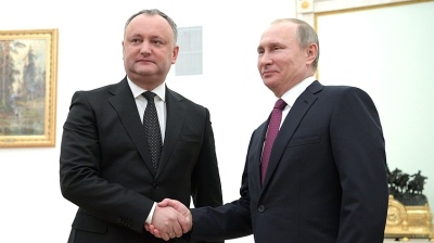 Moldova’s President Dodon explores pro-Russian options in Moscow